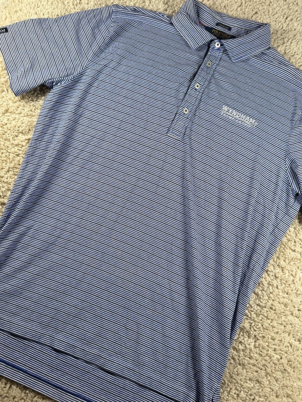 Polo Golf Ralph Lauren Wyndham Championship Striped Polo Men’s Large